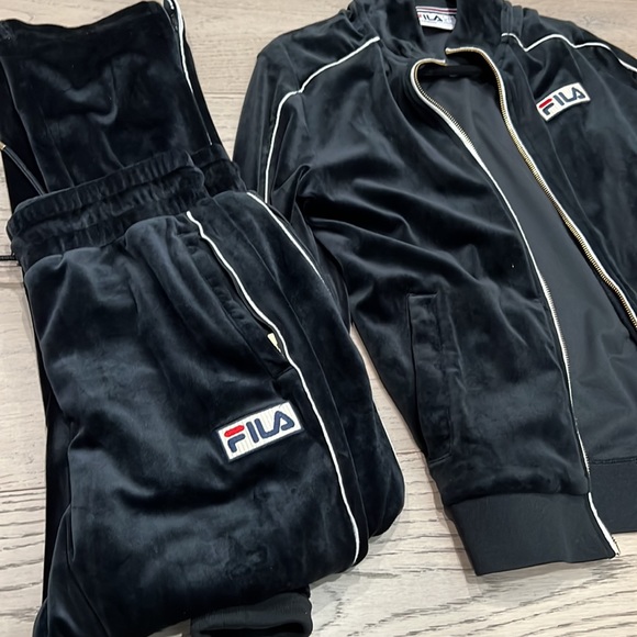 Fila tracksuit mens Velour - Picture 2 of 3